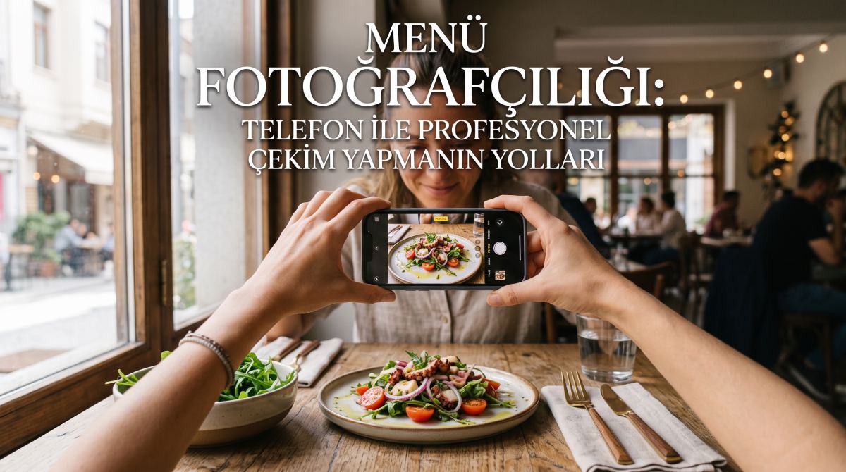 Menü Fotoğrafçılığı: Telefon ile Profesyonel Çekim Yapmanın Yolları